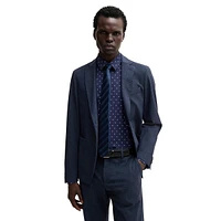 Hank Slim-Fit Printed Performance-Stretch Jersey Shirt