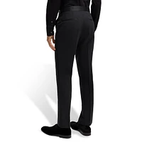 Slim-Fit Stretch Wool Tuxedo Pants