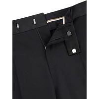 Slim-Fit Stretch Wool Tuxedo Pants