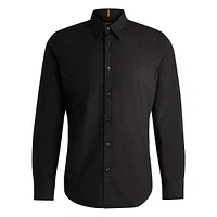 Regular-Fit Cotton Poplin Shirt