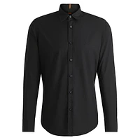 Regular-Fit Cotton Poplin Shirt