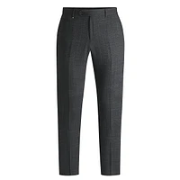 Slim-Fit Micro-Patterned Stretch Pants