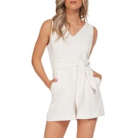 ​Cutout Sleeveless Romper