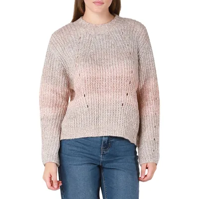 Drop-Shoulder Crewneck Sweater