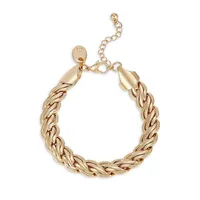 Goldtone Thick Chain Bracelet