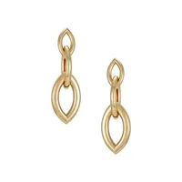 Goldtone Drop-Link Earrings