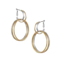 Goldtone & Silvertone Drop Earrings