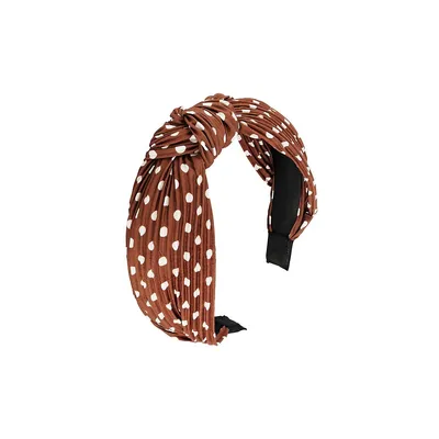 Knotted Polka-Dots Alice Band