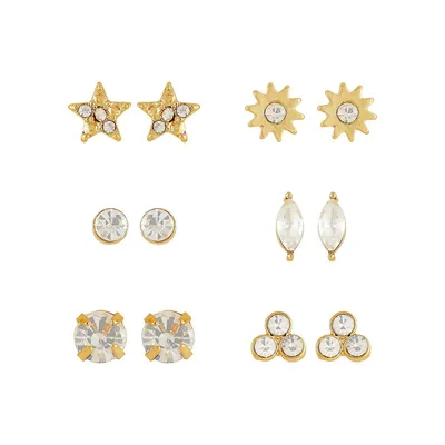 Goldtone -Pair Earrings Set