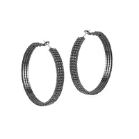 Embellished Hoop Earrings