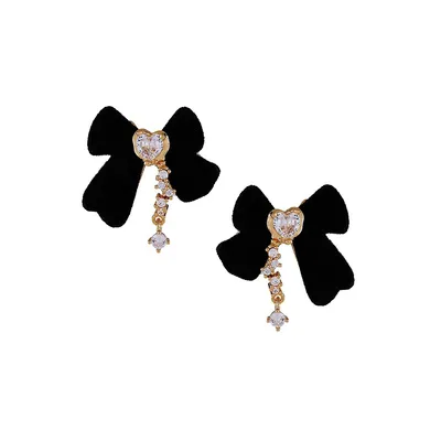 Velvet & Heart Cubic Zirconia Earrings