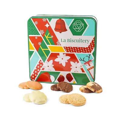 Holidays Le Carré Gourmand 30-Piece Fine Cookies Tin
