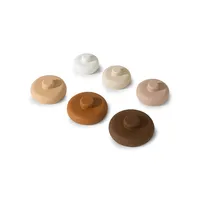 Set Of 6 Silicone Stackable Rings