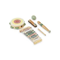 5-Piece Wooden Musicial Instruments Playset