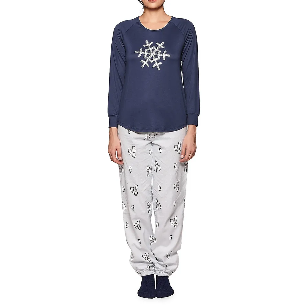 2-Piece Super Soft Holiday Pyjama Set