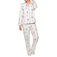 2-Piece Super Soft Velvet Holiday Pyjama Set