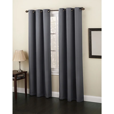 Monterey Solid Grommet Curtain Panel - 95-Inch