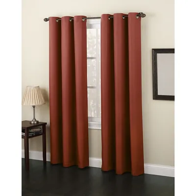 Monterey Solid Grommet Curtain Panel - 95-Inch