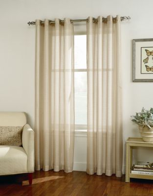 Cleo Open-Knit Curtain Panel - 84-Inch