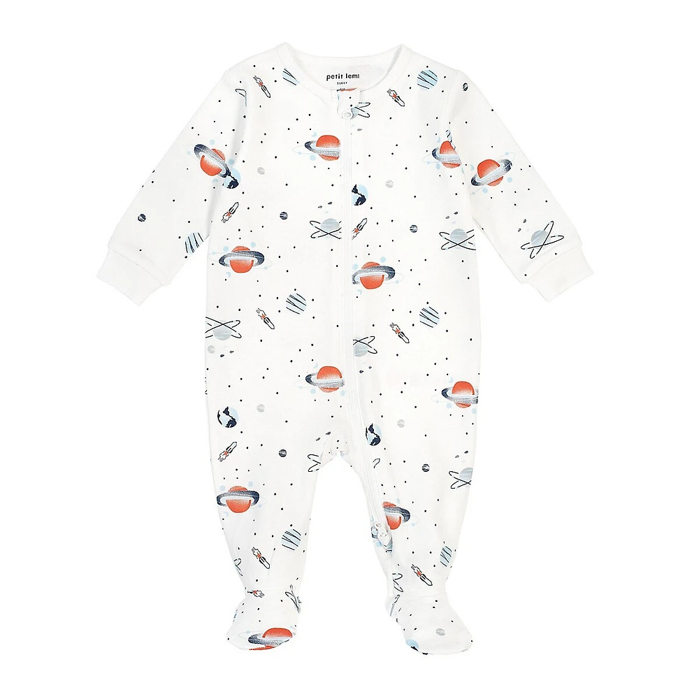 Baby's Friendly Galaxy Cotton Footed Sleeper