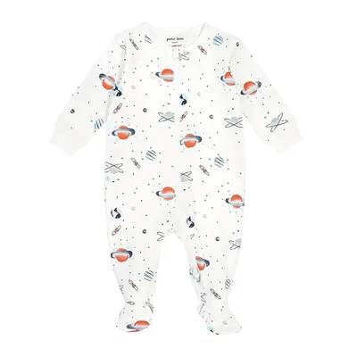 Baby's Friendly Galaxy Cotton Footed Sleeper