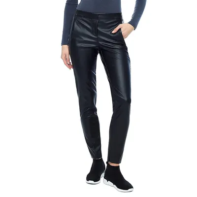 Daron Faux-Leather Joggers