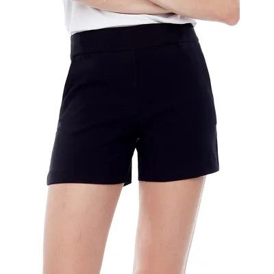Lisa Palermo Slim-Fit Pull-On Shorts