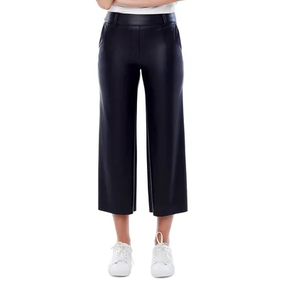 Scarlet Relaxed-Fit Cropped Pants