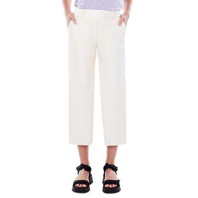 Scarlet Relaxed-Fit Cropped Pants