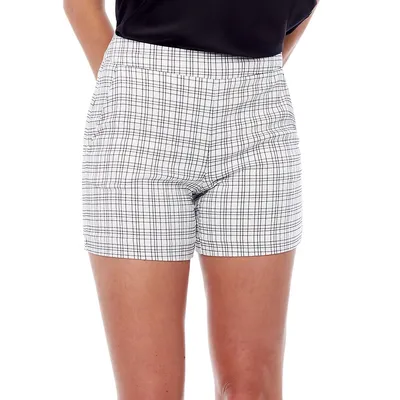 Lisa Techno Striped Slim-Fit Shorts