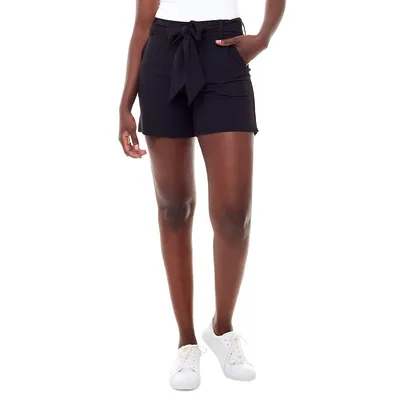 Victoria Loose-Fit Belted Shorts