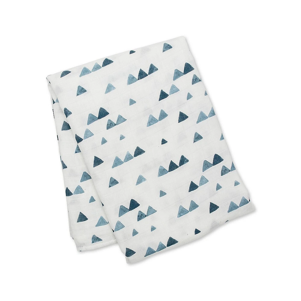 Ensemble trois pièces à motif triangle pour nouveau-né