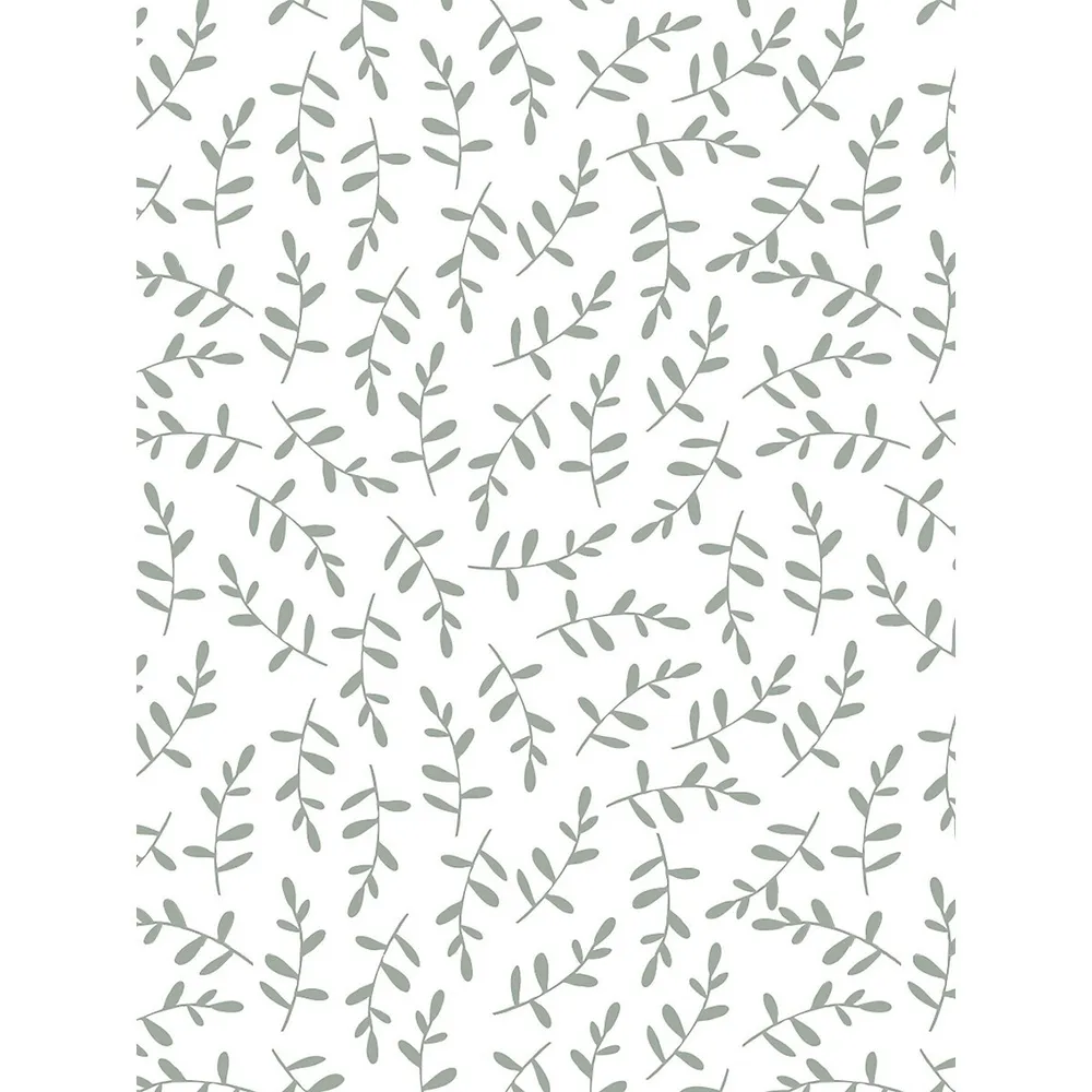 Cotton Muslin Change Pad Cover - Greenery Print