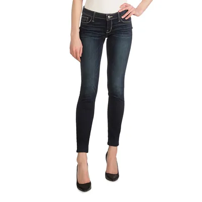 Low-Rise Power Skinny Jeans