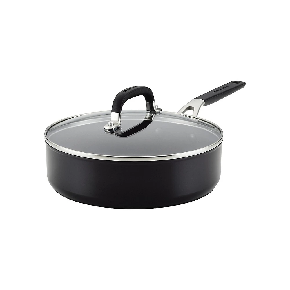 Forged Hard-Anodized 3-Quart Covered Saute Pan