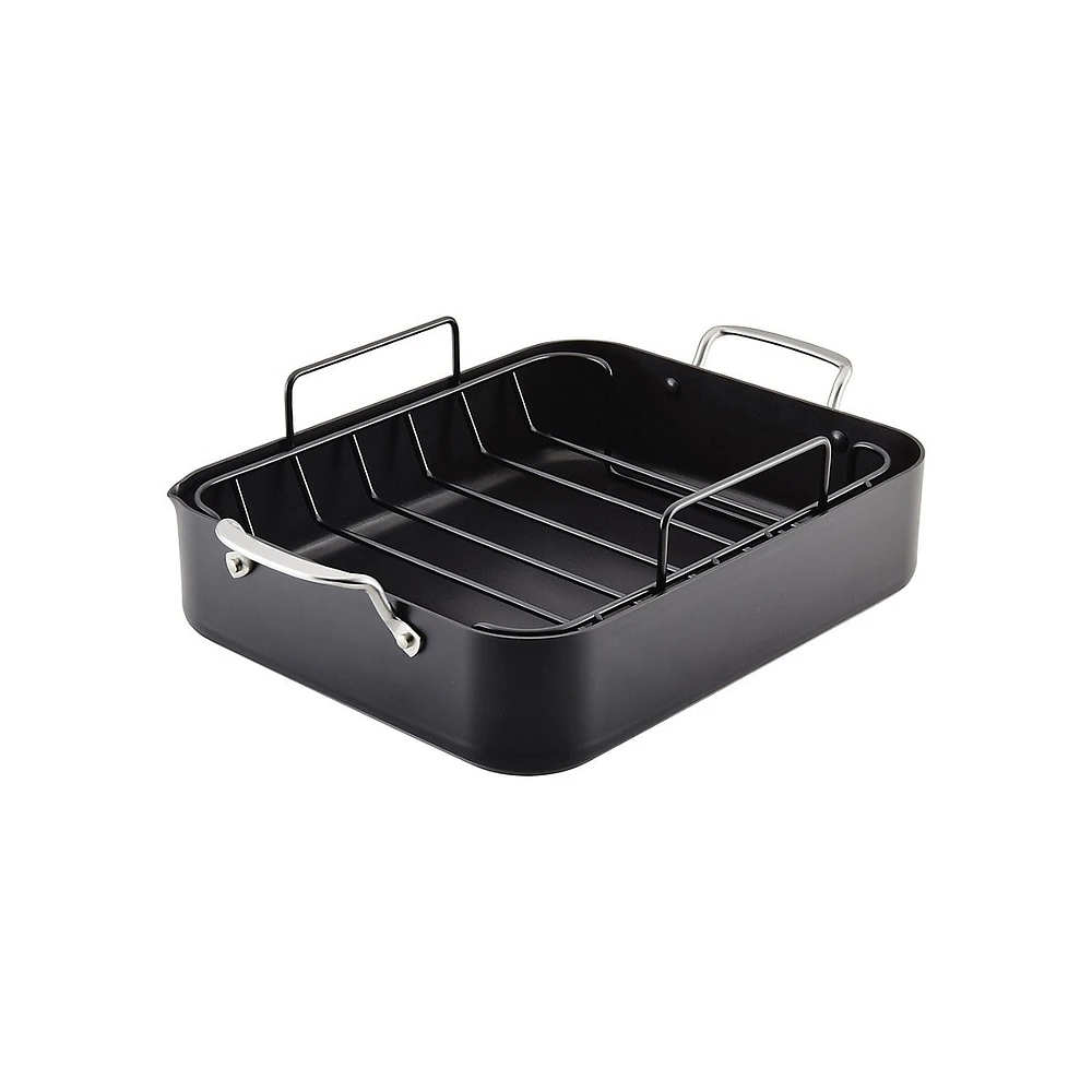 Hard-Anodized Nonstick Roaster & Rack