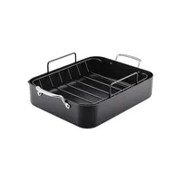 Hard-Anodized Nonstick Roaster & Rack