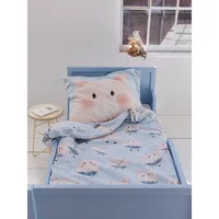3-Piece Little Piggy Cotton Duvet Cover Set