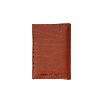 Vegetable-Tanned Leather Passport Wallet
