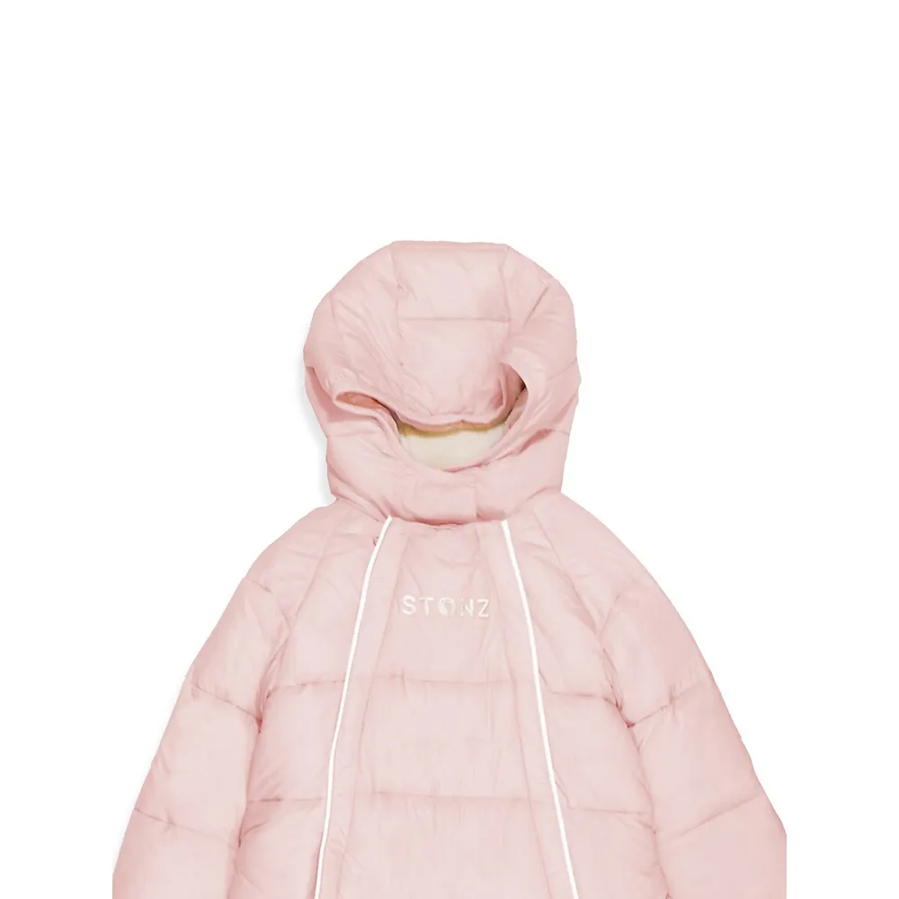 Baby Girl's 2-Piece Puffer Snow Suit & Bunting Bag