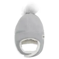 Baby's Fleece Pom-Pom Hat