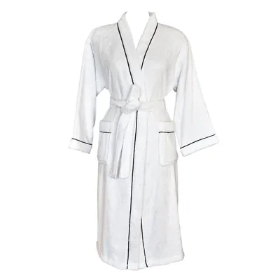 Turkish Cotton Terry Robe With Binding