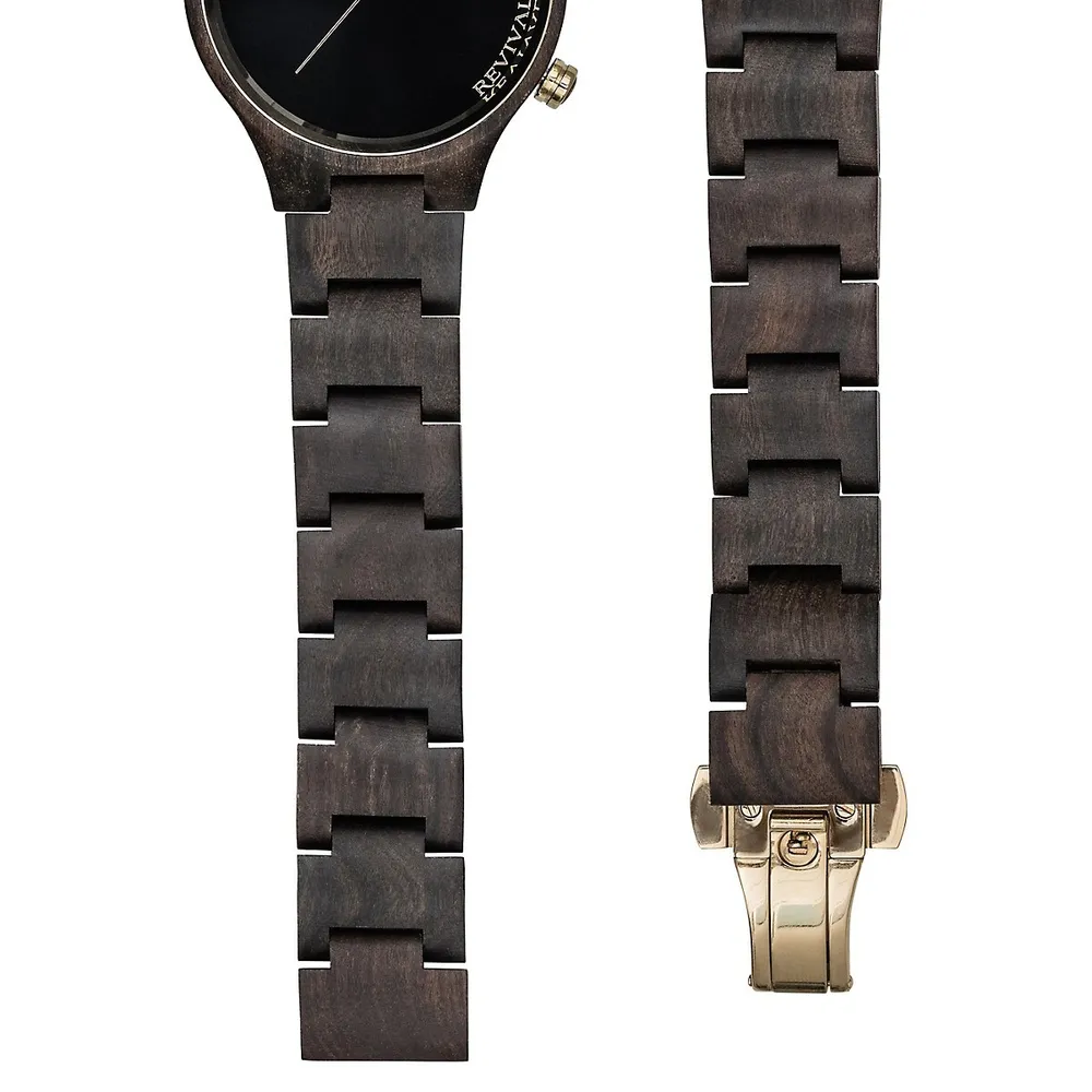 The Clarity Collection Dark Sandalwood Bracelet Watch DRK-SW-CLRTY