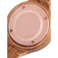 The Gratitude Collection Oak Wood Link Bracelet Analog Watch​ OAK-WD-GRTTD
