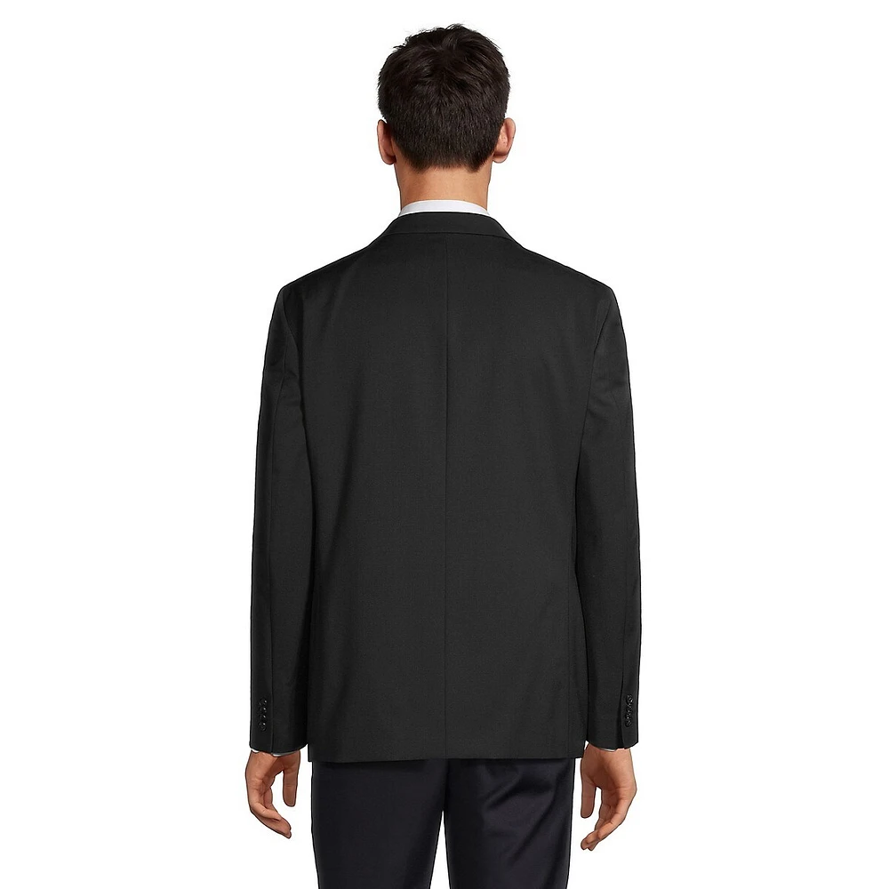 Regular-Fit Wool-Blend Suit Jacket