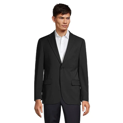 Regular-Fit Wool-Blend Suit Jacket