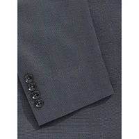 Extreme-Slim Fit Wool-Blend Pindot Suit