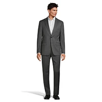 Extreme-Slim Fit Wool-Blend Pindot Suit