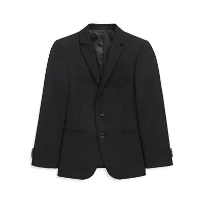 Boy's Slim-Fit Solid-Colour Sportcoat