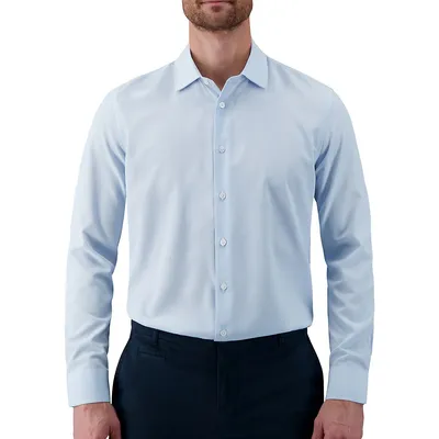 Regular-Fit Woven Dress Shirt